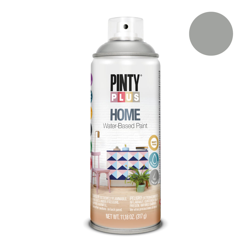 PINTURA ACRÍLICA SPRAY HOME WATER-BASED 520 cc RAINY GREY HM417