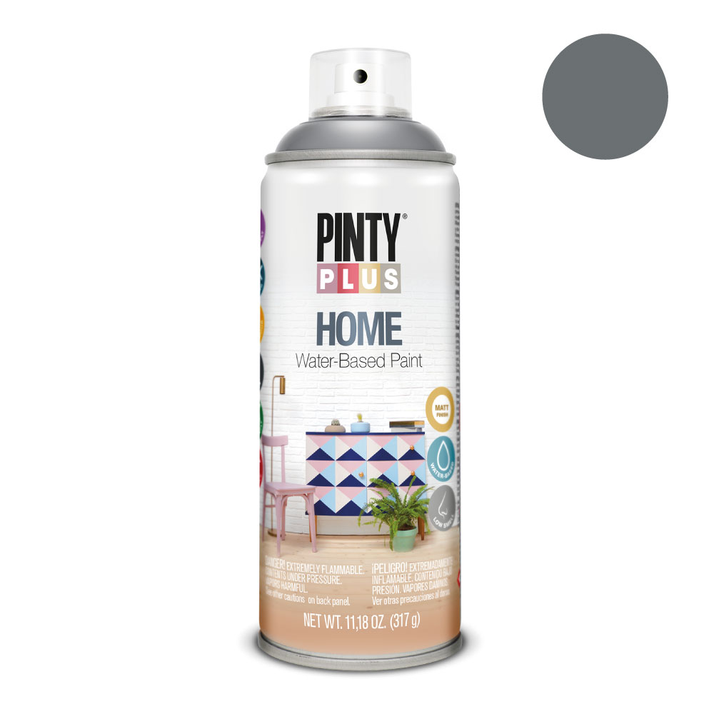 PINTURA ACRÍLICA SPRAY HOME WATER-BASED 520 cc THUNDERCLOUD GREY HM418