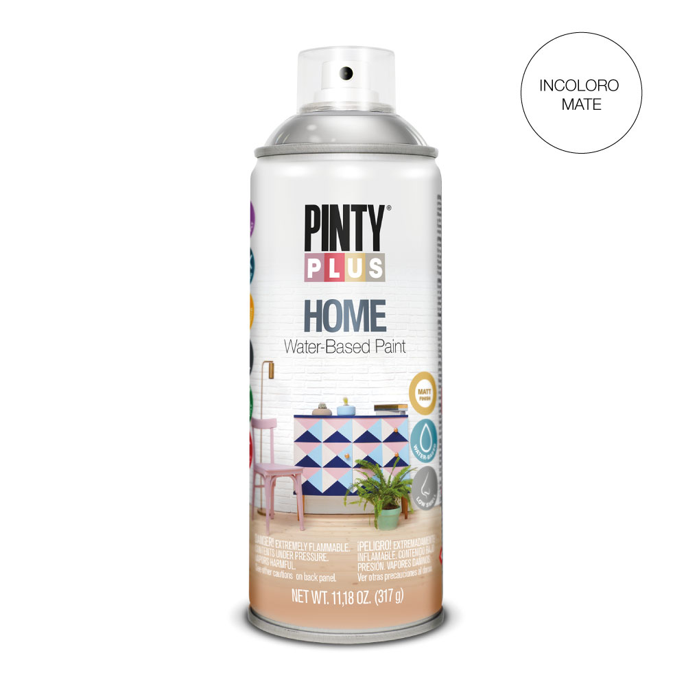 PINTURA EN SPRAY PINTYPLUS HOME 520 cc BARNIZ MATE HM440