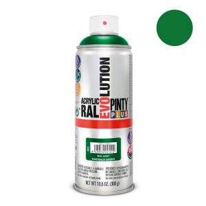 PINTURA ACRÍLICA SPRAY EVOLUTION 520 cc RAL 6001 ESMERALD GREEN 300 g