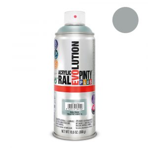 PINTURA ACRÍLICA SPRAY EVOLUTION 520 cc RAL 7042 TRAFFIC GREY 300 g