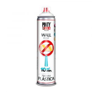 PINTURA PLÁSTICA SPRAY INTERIOR RAL 9016 BLANCA MATE 600 ml