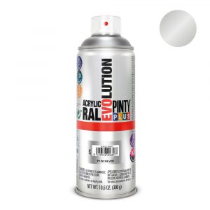 PINTURA ACRÍLICA SPRAY EVOLUTION 520 cc P150 PLATA