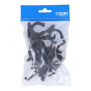 ABRAZADERA NYLON NEGRA PARA FERROPLAST M-25 (BOLSA 10 unid)