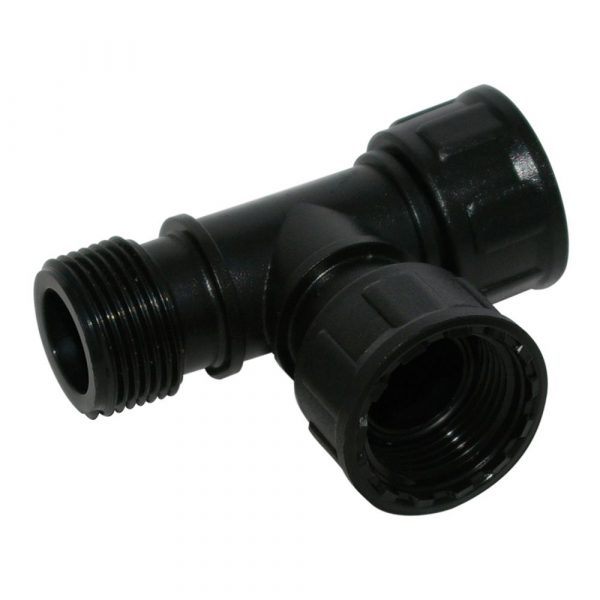 CONEXION "T" COLECTOR ROSCA LOCA 1" AQUA CENTER