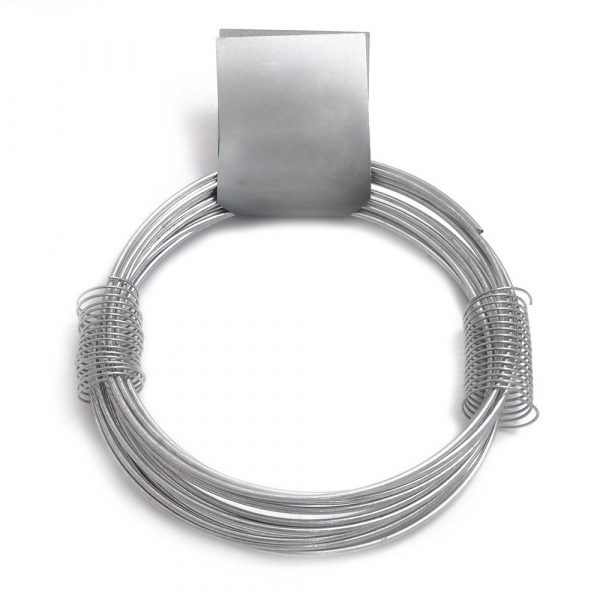 ALAMBRE ZINCADO N° 12, 210 gr, CALIBRE 1,80 mm x 11 m
