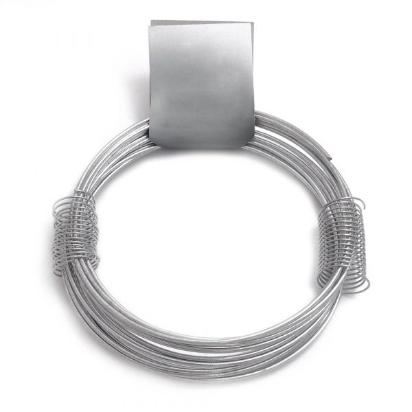 ALAMBRE ZINCADO N° 13, 220 gr, CALIBRE 2,00 mm x 9 m