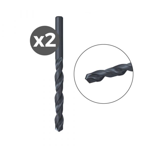 BROCA PARA METAL HSS-R DIN 338, 2 uds, Ø3,50 x 39/70 mm