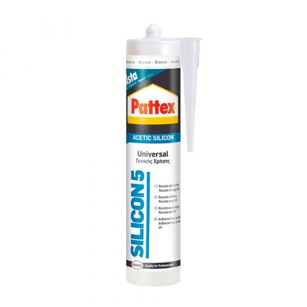 PATTEX SILICONA UNIVERSAL BLANCO 280 ml